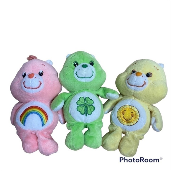 Car Bears Plush Bundle Lucky Cheer Funshine Stuffed Animal - Picture 1 of 9